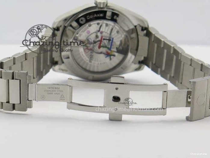 0723 Youthful Aqua Terra ‘PyeongChang 2018’ JHF Best Edition Black Dial On SS Bracelet A 8204